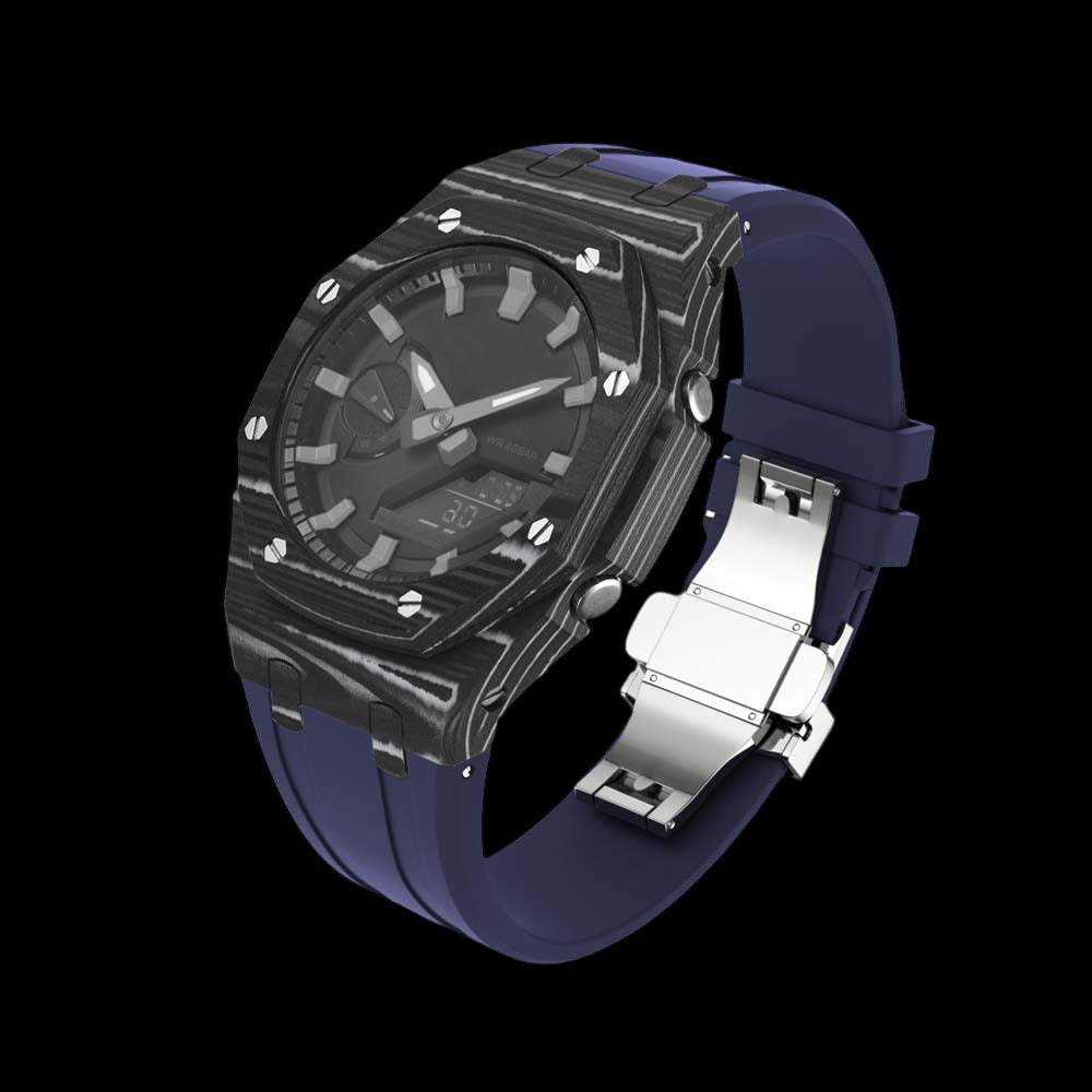 caiso g-shock ga2100 Carbon fiber black and white case