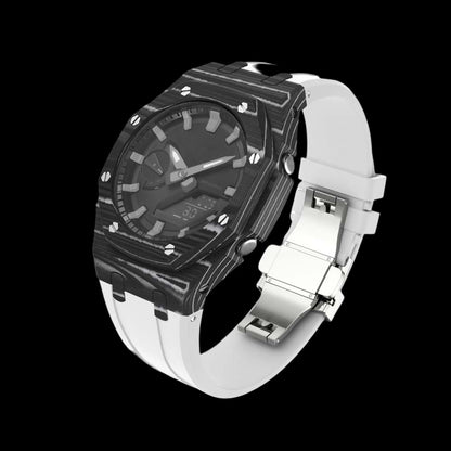 caiso g-shock ga2100 Carbon fiber black and white case