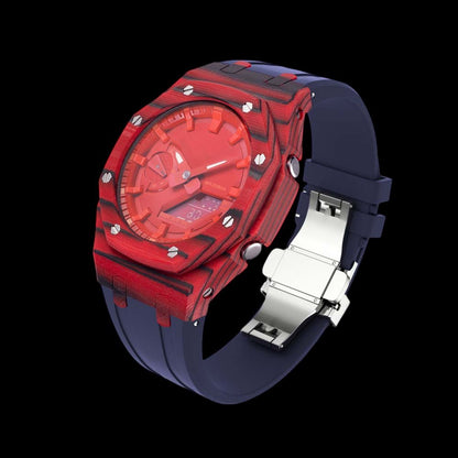 caiso g-shock ga2100 Carbon fiber red case