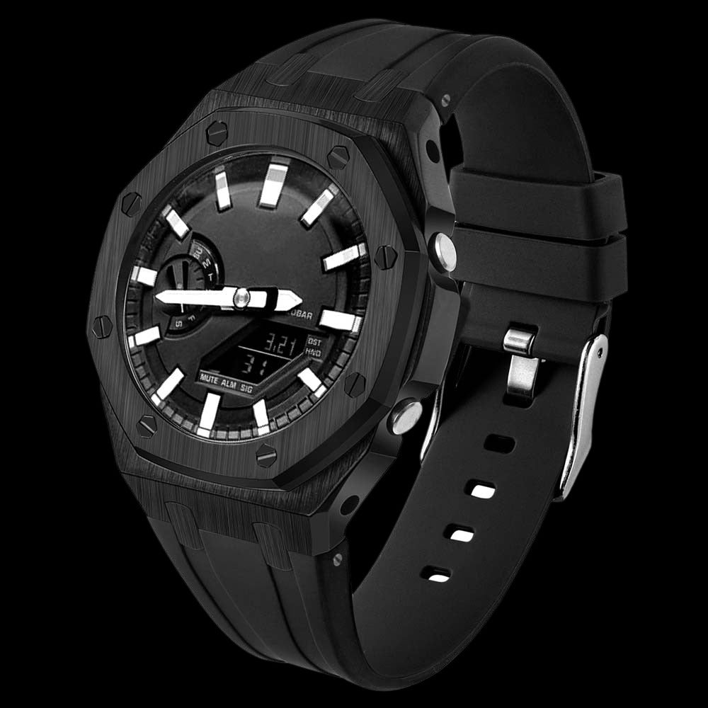 caiso g-shock ga2100 zinc alloy black shell