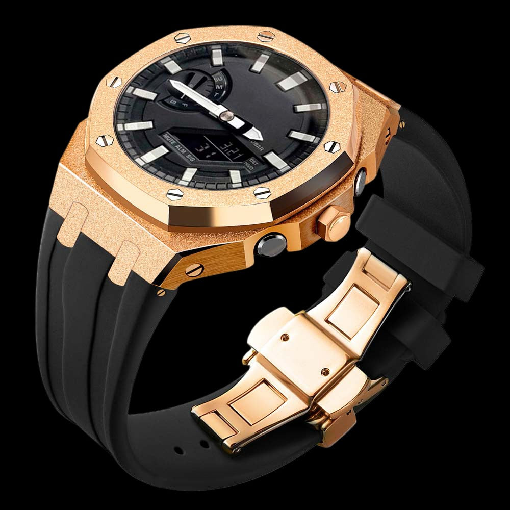 ga2100 mod kit Rose Gold case black